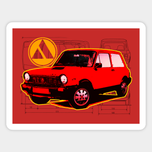 AUTOBIANCHI A112 - advert Magnet